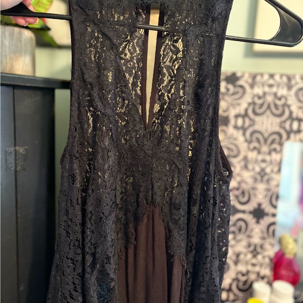 Elegant Black Lace Dress